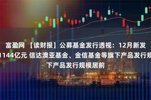 富盈网 【读财报】公募基金发行透视：12月新发基金约1144亿元 信达澳亚基金、金信基金等旗下产品发行规模居前